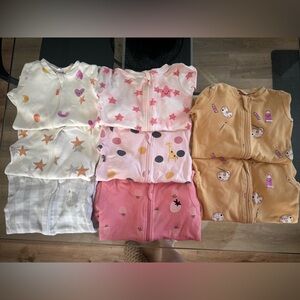 Bundle of Pekkle Baby Sleepers - 9M